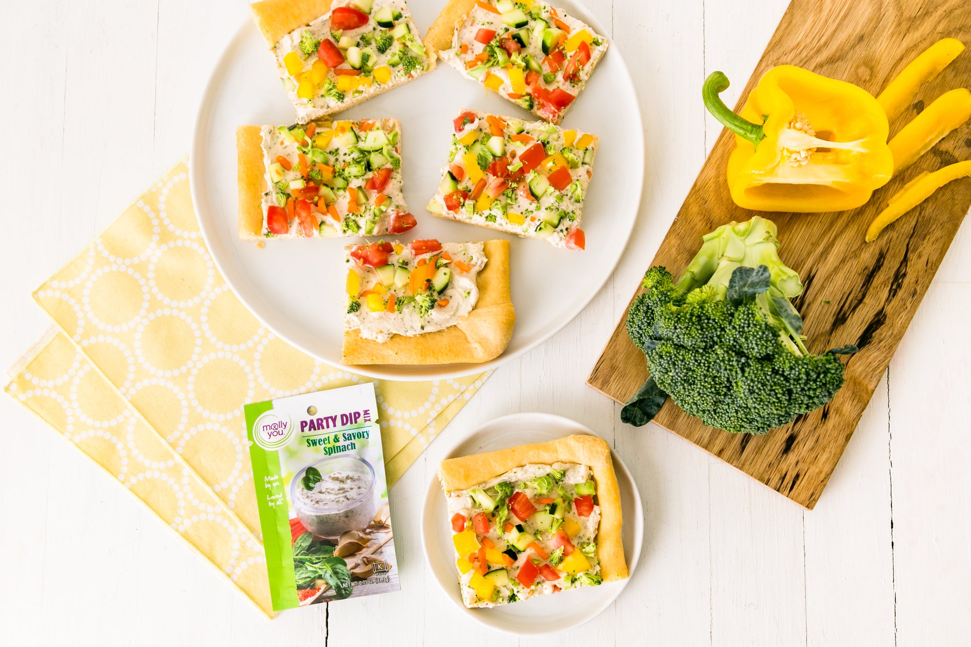 Sweet & Savory Veggie Pizza.