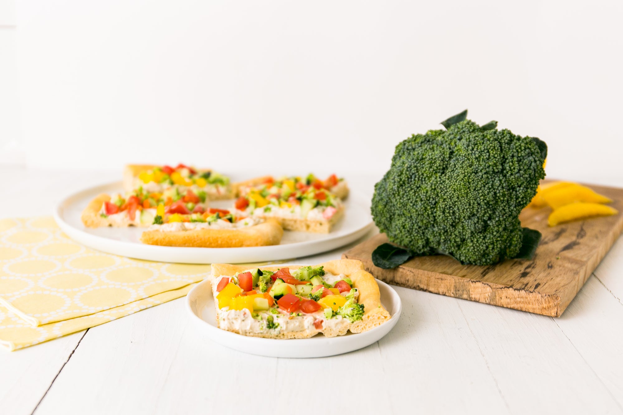 Sweet & Savory Veggie Pizza.