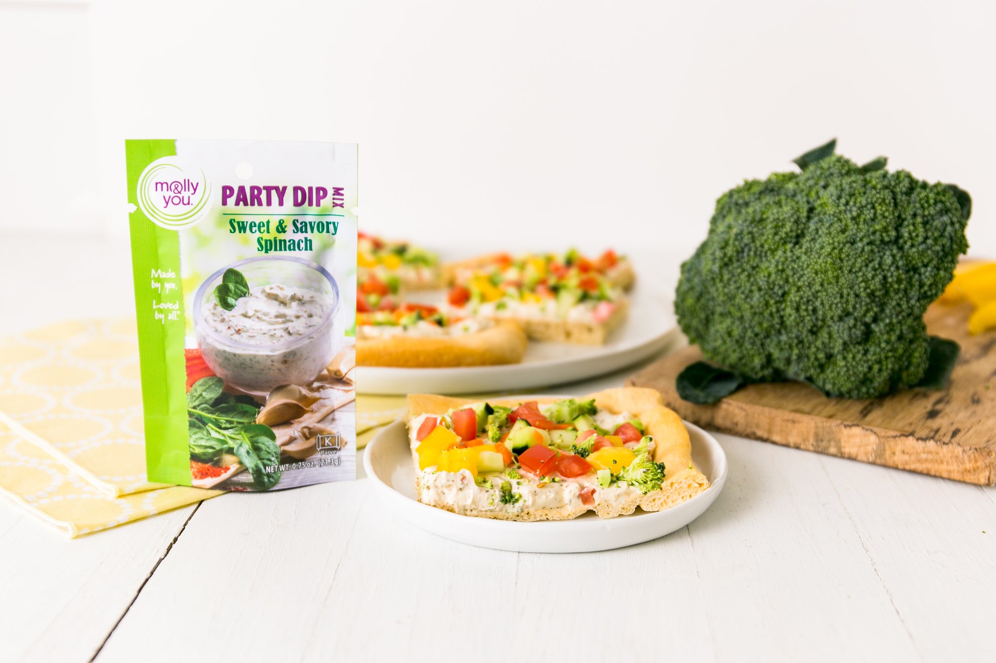 Sweet & Savory Veggie Pizza.