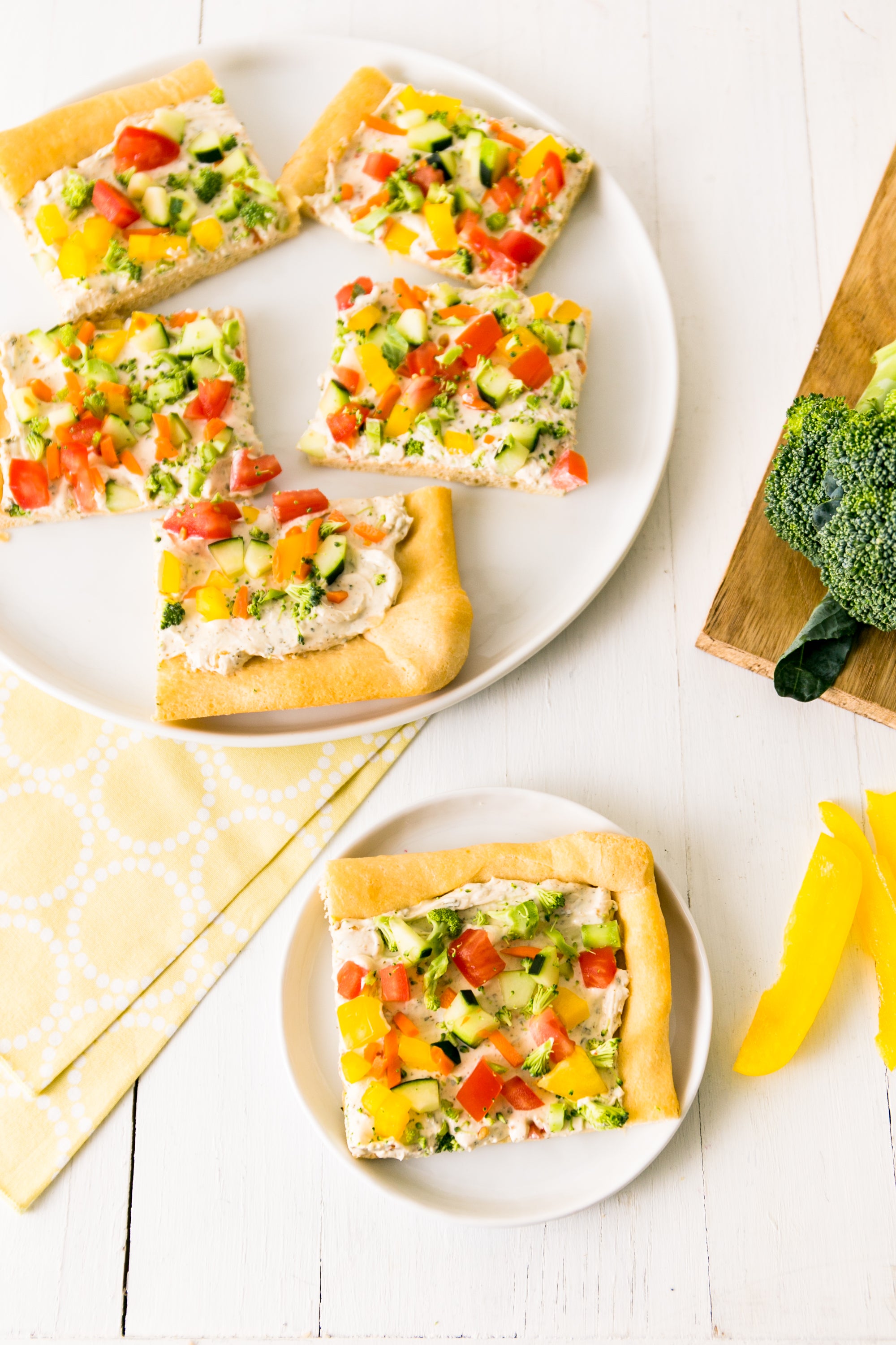 Sweet & Savory Veggie Pizza.