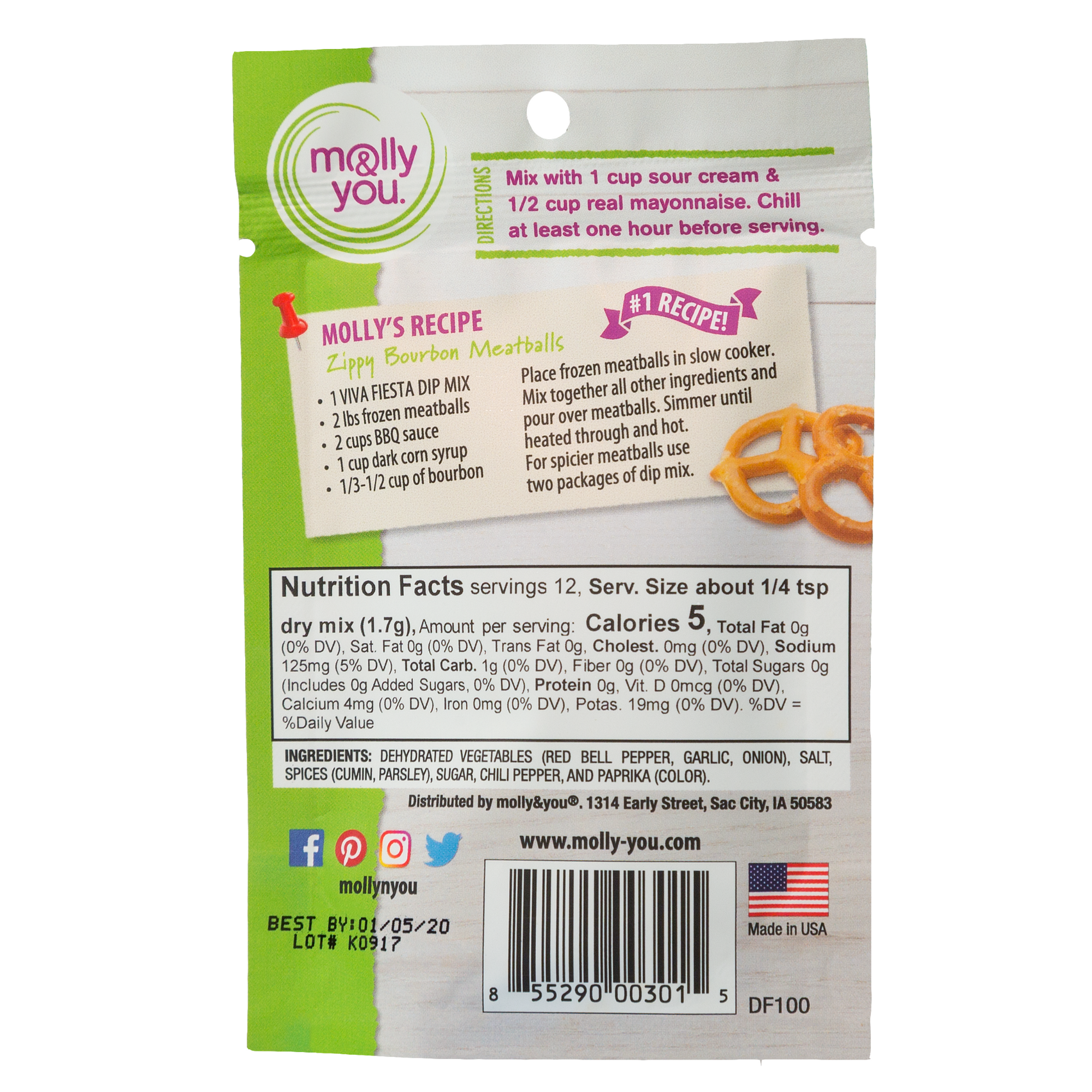 Viva Fiesta Party Dip Mix 3-Pack