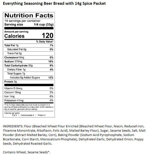 Everything Seasoning Nutrition Facts