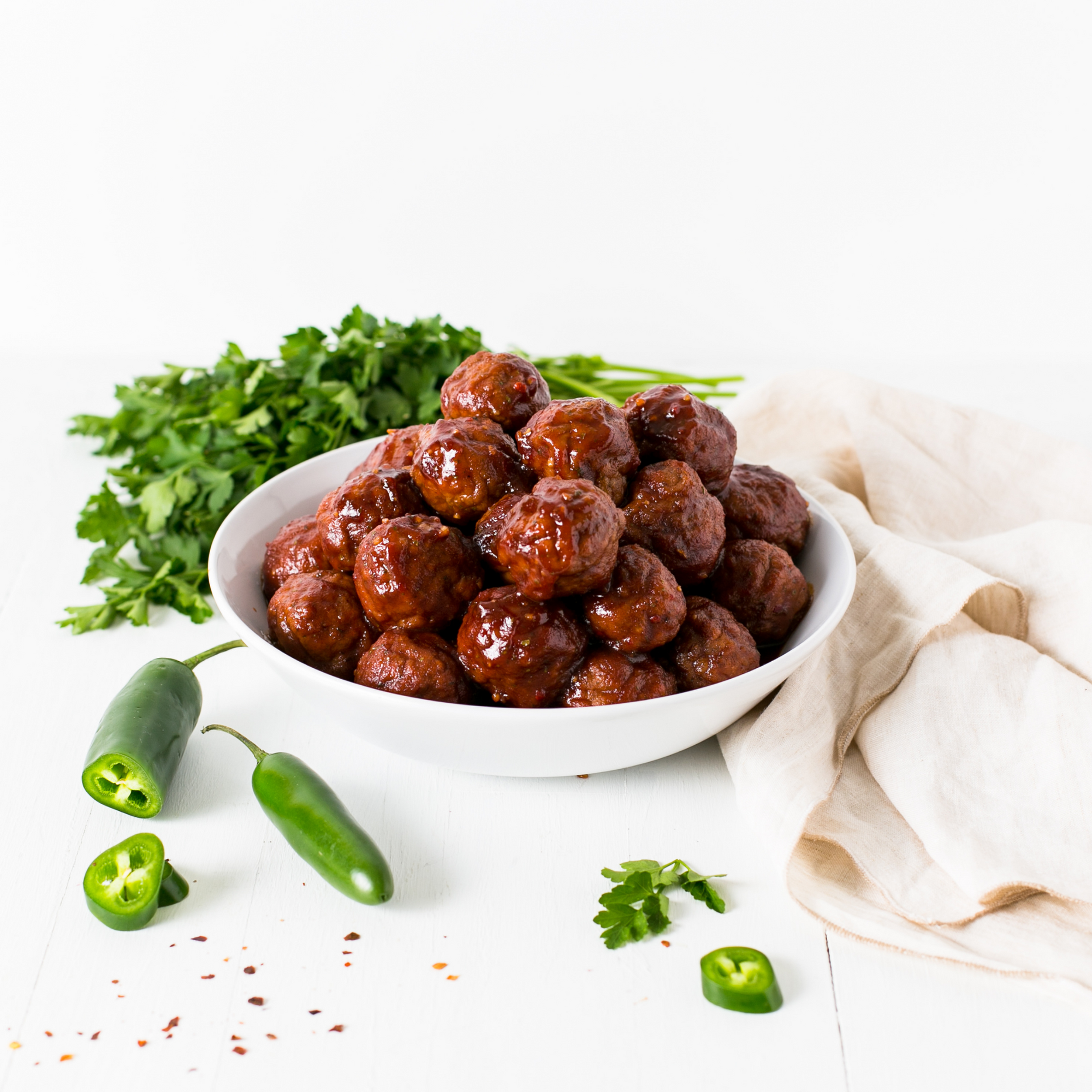 Zippy Bourbon Meatballs