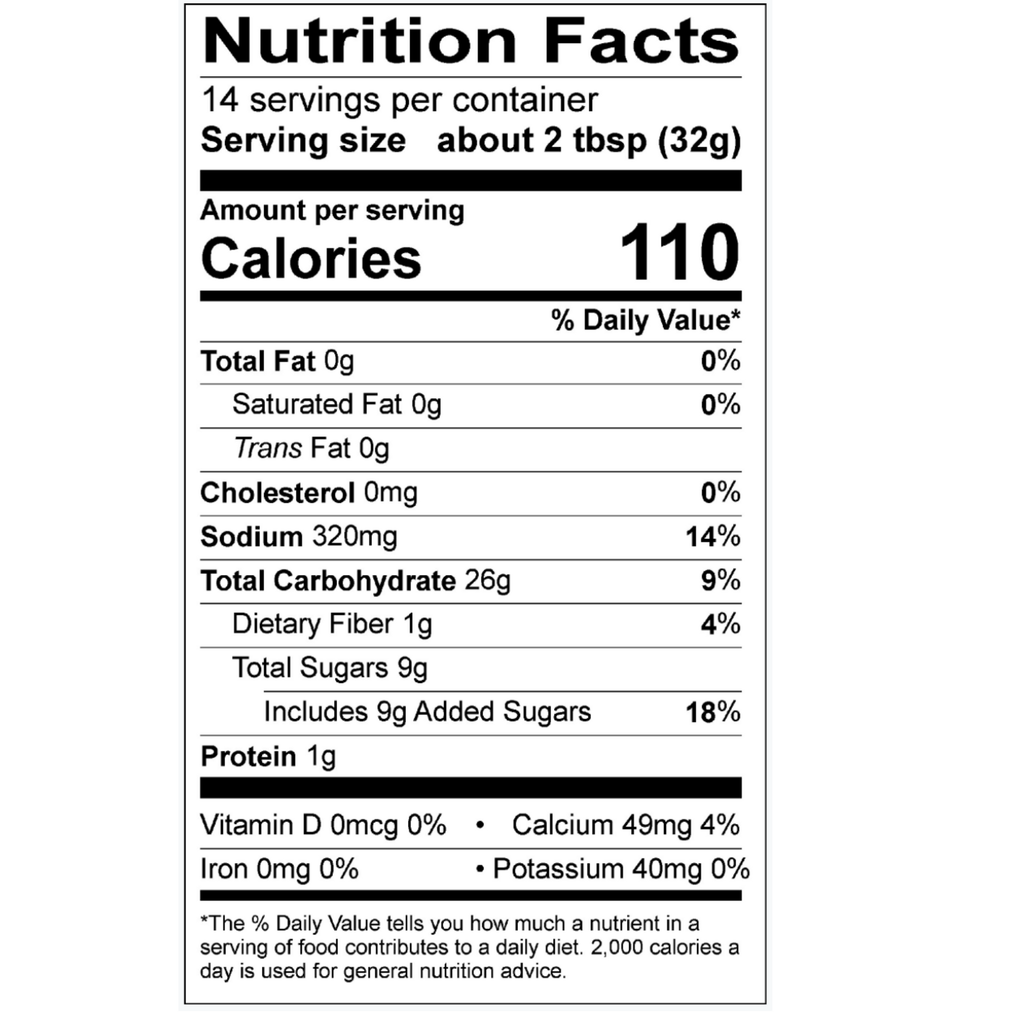 Nutrition Facts of Gluten-Free Caramel Apple 