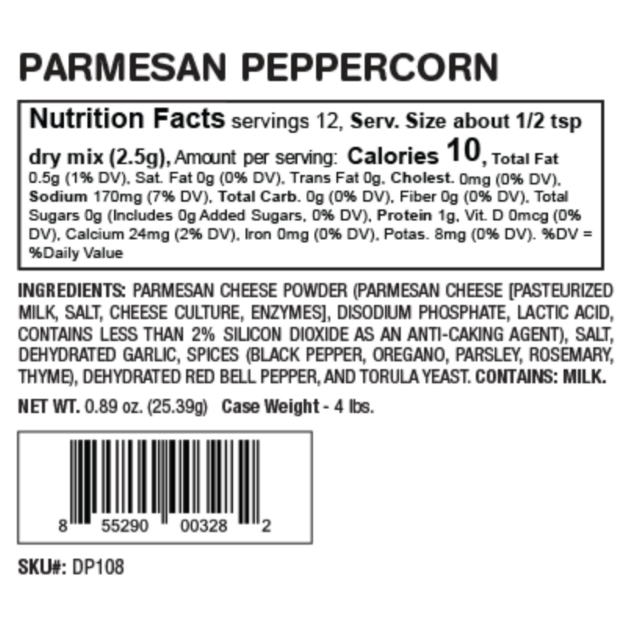 Parmesan Peppercorn Party Dip Mix